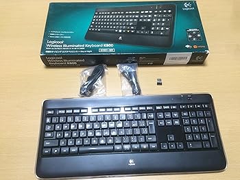 【中古】(非常に良い)LOGICOOL ワイヤレスイルミネートキーボード K800