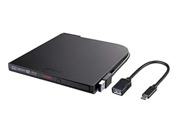 Blu Ray Drive - 【中古】(未使用・未開封品)BUFFALO BDXL対応 USB3.0用ポータブルブルーレイドライブ スリムタイプ ブラック BRXL-PT6U3-BKD
