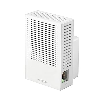 【中古】エレコム WiFi 無線LAN 中継器 11ac 867+300Mbps 離れ家モード搭載 ハイパワータイプ ホワイト WTC-C1167GC-W