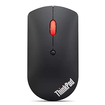 【中古】(非常に良い)Lenovo ThinkPad Bluetooth サイレントマウス ワイヤレス接続 静音設計 3ボタン ブルーLED DPI切り替え 両手用 コンパクト 4Y50X88822