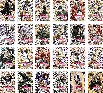 乐天商城 - 【中古】ジョジョの奇妙な冒険 スターダストクルセイダース [レンタル落ち] 全24巻セット [DVDセット商品]　※ケースなし、ジャケットとディスクのみ