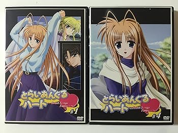 樂天商城 - 【中古】とらいあんぐるハート Sweet so… 全4巻セット [レンタル落ち] [DVD]　※ケースなし、ジャケットとディスクのみ