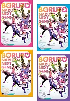[중고] BORUTO 볼트 NARUTO NEXT GENERATIONS 나카노부 재시험편 56,57,58,59 [렌탈 떨어짐] 전 4권 세트 [DVD 세트 상품] * 케이스 없음, 재킷
