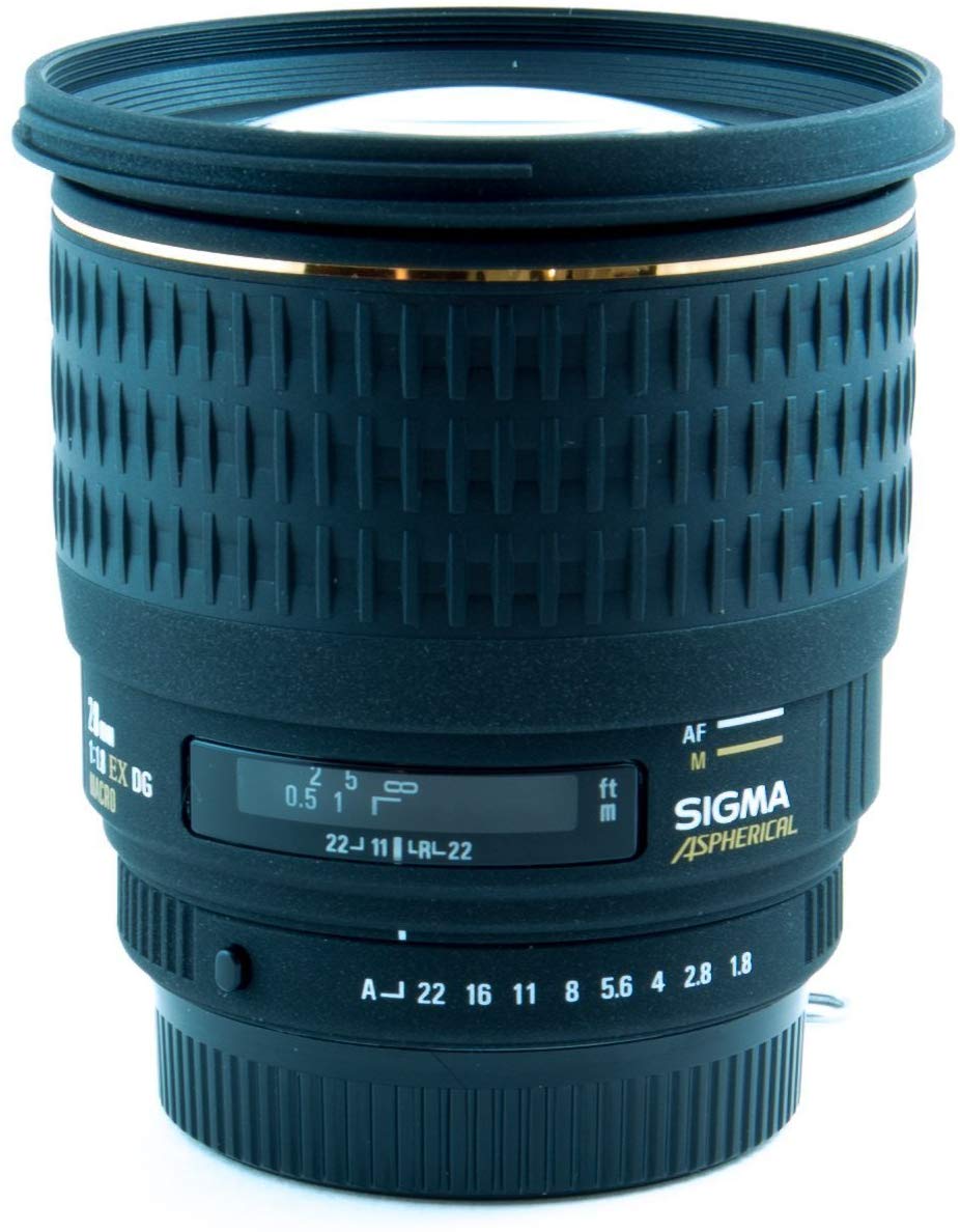 【中古】SIGMA 単焦点広角レンズ 28mm F1.8 EX DG ASPHERICAL MACRO ペンタックス用 フルサイズ対応