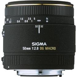 【中古】SIGMA 単焦点マクロレンズ MACRO 50mm F2.8 EX DG ニコン用 フルサイズ対応