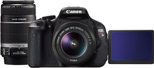 【中古】Canon デジタル一眼レフカメラ EOS Kiss X5 ダブルズームキット EF-S18-55mm/EF-S55-250mm付属 KISSX5-WKIT