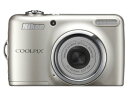 【中古】NikonデジタルカメラCOOLPIX L23 シルバー L23SL 1000万画素 広角28mm 光学5倍 2.7型液晶 単3電池対応