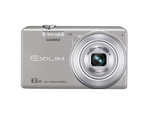 【中古】(非常に良い)CASIO EXILIM デジタルカメラ 1610万画素CCD 広角26mm 光学6倍ズーム シルバー EX-ZS25SR