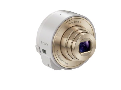 楽天お取り寄せ本舗 KOBACO【中古】SONY デジタルカメラ Cyber-shot レンズスタイルカメラ QX10 ホワイト DSC-QX10-W