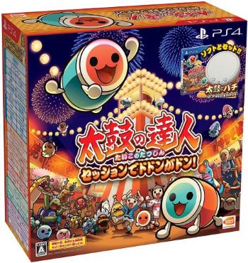 【中古】【PS4】太鼓の達人 セッションでドドンがドン 同梱版 (ソフト 「太鼓とバチ for PlayStation (R) 4」1セットつき)