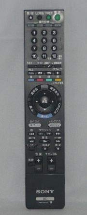 【中古】SONY 純正ブルーレイディスクレコーダー用リモコン RMT-B005J