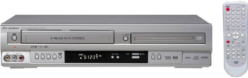 【中古】DXアンテナ プログレッシブ出力対応 DVDプレーヤーVHSコンビネーションデッキ DV-140V