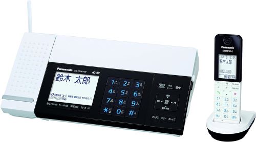 パナソニック おたっくす デジタルコードレスFAX 子機1台付き スマホ連動 Wi-Fi搭載 ホワイト KX-PD101DL-W