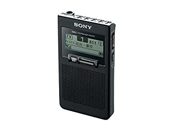 楽天お取り寄せ本舗 KOBACO【中古】（未使用・未開封品）ソニー SONY ポケットラジオ XDR-63TV : ポケッタブルサイズ FM/AM/ワンセグTV音声対応 ブラック XDR-63TV B