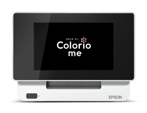 【中古】EPSON Colorio me コンパクトプリンター E-820 7.0型カラー液晶モニター搭載 ハガキ作成機能 デジタルフォトフレーム機能 あいうえおキーボード