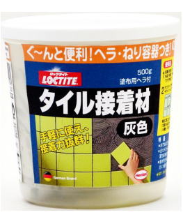 ヘンケルジャパン（ロックタイト LOCTITE）　タイル用接着材　ポット500g DTS-500