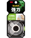 【品番】KH-12R 【サイズ】 幅12mm×長さ1.5m×厚み1.2mm 【特長】 ●タイルやベニヤ板などの凸凹面にも接着できる用途の広いテープです。 ●基材がソフトのため、凸凹面にもよくなじみます。 ●テープ色：グレー ●屋内/屋外用 【接着できる素材】 木/ベニヤ板、内装/外装タイル、ガラス、プラスチック（軟質塩ビ、PP、PEを除く）、金属（鉄・アルミ・ステンレスなど）、モルタル 【接着出来ない素材と場所】 軟質塩化ビニール、軟質ゴム、ポリプロピレン、ポリエチレン、シリコーン・フッ素樹脂加工面、塗装がはがれやすい面、凸凹の激しい面（コンクリート・ブロックなど）、砂壁、球体、常に浸水している場所 【荷重目安】 タイルどうし：3.9N（400g）ベニヤ板どうし：4.4N（450g）※テープ長さ2cmでの目安値。保証値ではありません。 【接着後の使用温度】 -20℃〜90℃