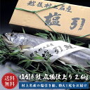 鮭 塩引鮭 特大 1尾 2.6kg前後 村上名産 ( さけ サケ しゃけ シャケ ) 一本物 姿 【送料無料】 お取り寄せ ギフト 贈答 内祝い お返し 御礼 プレゼント お祝い 御祝い 同窓会 快気祝い グルメ 海の幸 おかず