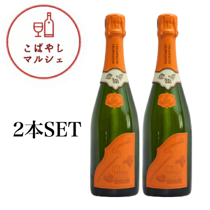 楽天こばやしマルシェ＜正規品＞SOUMEIソウメイブリュットナチュール（オレンジ）2本セット　750ml