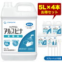 4本×5Lセット！ アルコール 75% 5L 75％アルコール洗浄液 エタノール洗浄液 業務用 5l 高濃度75％ 大容量 アルコール 70％以上 洗浄用エタノール 洗浄液 洗浄 抗菌 洗浄水 洗浄液 アルコー75% ※スプレーヘッド付き キッチン 学校 病院 アルコール 詰め替え用 お得