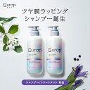 5日限定P10倍 【 Qurap キュラップ ラッピングモイスト シャンプー・トリートメント ボトル 単品 】 保湿 ヘアケア …