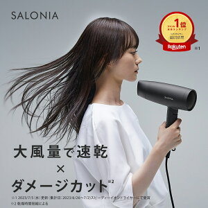 ポイント5倍中 3/10 23:59迄《公式店》【SALONIA サロニア スピーディー イオンドライヤー】■一部予約商品■4/5入荷予定 送料無料 1年保証 ◆30日間全額返金保証◆ドライヤー 軽量 人気 ランキング hk ギフト 卒業式 入学式