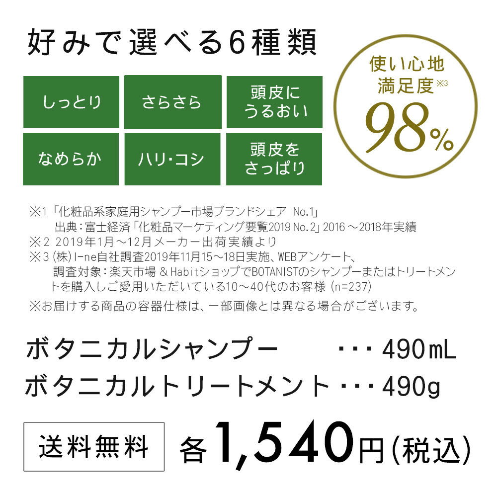 【BOTANIST ボタニカル シャンプー ・ トリートメント】 ダメージケア スカルプ しっとり さらさら ハリ コシ パサつき さっぱり フケ メンズ セット 誕生日 プレゼント クリスマス リンス hc