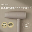 ＼9/1限定！全品P10倍！／大風量 速乾 ドライヤー【SALONIA サロニア スピーディー イオン ドライヤー】 送料無料 1年保証 マイナスイオン ダメージ 軽量 軽い おすすめ 人気 ランキング 短時間 冷風 3モード速乾 旅行 軽量 旅行用 さろにあ gc hk