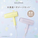 ＼24年春夏限定カラー／大風量 速乾 ドライヤー【SALONIA サロニア スピーディー イオン ドライヤー】ヘアドライヤー セレブレイト 送料無料 1年保証 イオン ダメージ おすすめ 人気 軽量 さろにあ gc hk 大風量 マイナスイオン ツヤ髪 ▽ ssgc