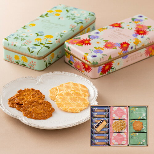 神戸風月堂 クッキー ギフトセット F38TN　お菓子 焼き菓子 洋菓子 ギフト プチギフト 贈り物 手土産 神戸風月堂 御中元 お歳暮 お年賀 引き出物 母の日 敬老の日 お祝い お供え お見舞い 缶入り 個包装 詰め合わせ