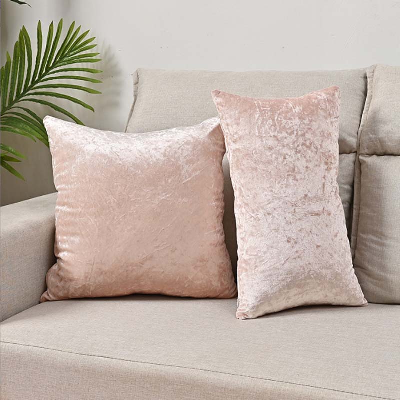 高級感×モダン シャイニークッションカバー 45×45 光沢 ベルベット