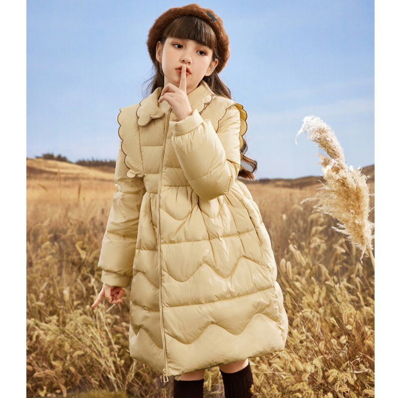 【スーパーセール】子供服 冬服 女の子 膝丈コート 女児 アウター 通学 防寒 長袖 子ども服 フォーマル お出かけ 韓国 お嬢様