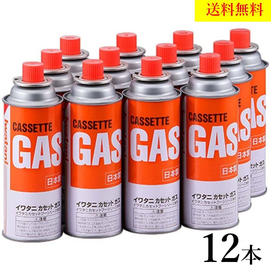 イワタニ　カセットガス 12本 ガスボンベ カセットコンロ用　日本製　ガス　キャンプ バーベキュー　コンロ BBQ アウトドア 防災 送料無料