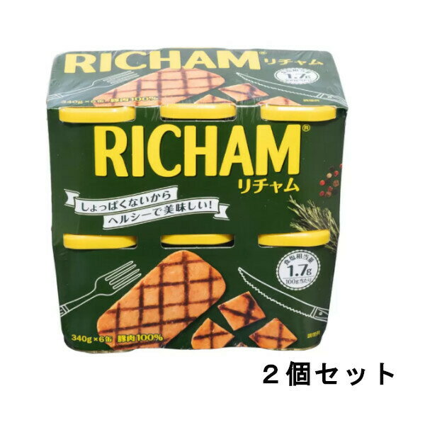 DONGWON　RICHAM　340g x 12缶　東遠　リチャム　韓国ハム缶　ハム　韓国　豚肉　高級　人気　韓国料理　簡単　塩分控えめ　送料無料　コストコ