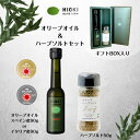 日置オリーブファーム ギフトセット 緑豊オリーブオイル90g オリーブソルト スペイン産 イタリア産 OliveJapan 金賞 銀賞 非加熱 肉料理 野菜料...