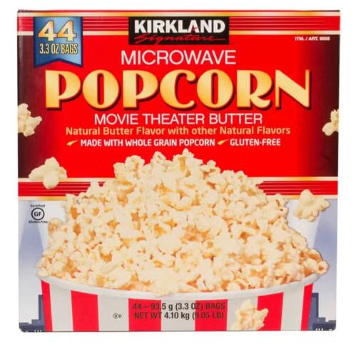 ポップコーン 44袋　コストコ　送料無料　レンジ　塩バター　手軽　簡単　菓子　おやつ　グルテンフリー　カークランド　大容量　お得 グルテンフリー Kirkland ポップコーン Microwave Popcorn　1箱（44袋入り） 【商品概要】グルテンフリー一袋 93.5g x 44袋入りの大容量バター味電子レンジで手軽に準備【配送方法】 宅配便　送料込(一部地域を除く)※日時指定不可※北海道・沖縄は別途追加送料※簡易包装でお届けします 1〜3営業日1