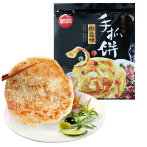 ★手工葱酥抓餅★台湾屋台料理【中華食材】【中華点心】【450g5枚入り】台湾風パンケーキ(オリジナル味)/思念台湾風味手抓餅(原味)千層餅 と 塩胡椒味 塩コショウあじ 2種類