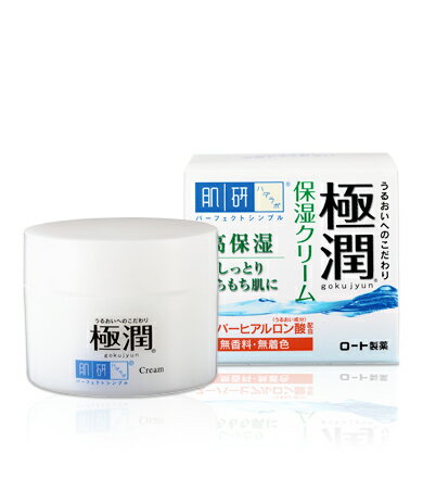 Massage Cream - 【本日楽天ポイント5倍相当】【送料無料】ロート製薬株式会社　肌研(ハダラボ) 極潤 ヒアルロンクリーム　50g【RCP】【△】