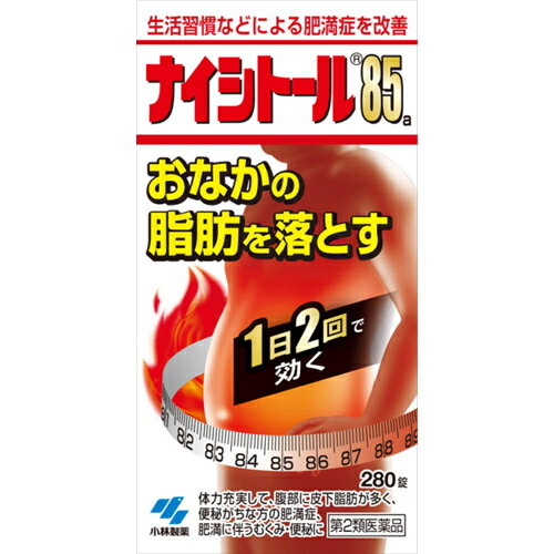 【第2類医薬品】【本日楽天ポイント5倍相当】小林製薬株式会社ナイシトール85a 280錠＜内臓脂肪に・防風通聖散を基本とした処方＞【RCP】【■■】【北海道・沖縄は別途送料必要】