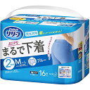 花王株式会社 リリーフ 超うす型まるで下着 カラーパンツ ブルー M-Lサイズ 16枚入×4個セット<男女共用>(この商品はご注文後のキャンセルが出来ません)【RCP】