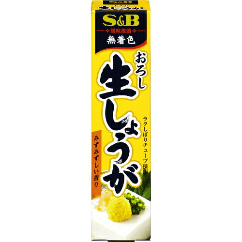 【本日楽天ポイント5倍相当】【送料無料】エスビー食品株式会社　S&B おろし生しょうが 40g入×10本セット＜無着色＞【RCP】【△】