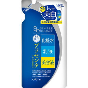 株式会社ウテナシンプルバランス　美白ローション（つめかえ用）200mL【医薬部外品】＜シミ対策＆透明感プラス！美肌有効成分のプラセ..