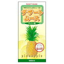 株式会社フードケアデザートムース パイン味　1L×6【JAPITALFOODS】（発送までに7～10日かかります・ご注文後のキャンセルは出来ません）【北海道・沖縄は別途送料必要】