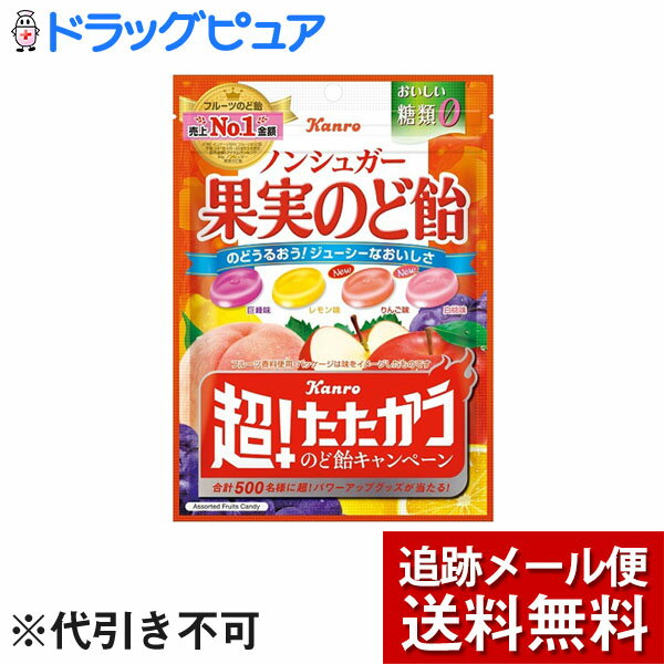 【本日楽天ポイント5倍相当】【メール便で送料無料 ※定形外発送の場合あり】カンロ株式会社ノンシュガー果実のど飴(90g)×6個セット（複数の封筒でお届けする場合がございます ）