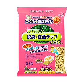 ※商品画像と実際の商品パッケージが異なります。発送までに3〜4日かかります。尿に加えて、気になるウンチのニオイも脱臭！・チップに脱臭強化成分を配合することで、針葉樹の天然脱臭力がパワ−アップされ、尿は勿論、気になるウンチのニオイも脱臭します。ウンチした直後や外出帰りもニオわなく、より一層安心・快適に過ごせます。砂かきしやすい小さめの粒！内容量：2.5L×12個【お問い合わせ先】こちらの商品につきましての質問や相談につきましては、当店（ドラッグピュア）または下記へお願いします。花王株式会社「生活者コミュニケーションセンター」電　　話：03-5630-5150受付時間：9：00〜17：00(土、日、祝日を除く)広告文責：株式会社ドラッグピュア作　　成：2010yn・201006yf神戸市北区鈴蘭台北町1丁目1-11-103TEL:0120-093-849製造販売者：花王株式会社〒131-8501 東京都墨田区文花2-1-3区分：日本製・ペット用品