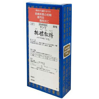 【第2類医薬品】【本日楽天ポイント5倍相当】三和生薬株式会社サンワ排膿散料エキス細粒　30包（はいのうさんりょう）【■■】【北海道・沖縄は別途送料必要】【CPT】