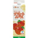 【3%OFFクーポン 5/9 20:00〜5/16 01:59迄】【送料無料】株式会社フードケア デザート&ムース りんご味 1L(1000ml)<冷たい牛乳と...