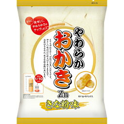 【3％OFFクーポン 4/30 00:00～5/6 23:59迄】【送料無料】株式会社フードケア やわらかおかき きな粉味 88g(11g×8袋入)【栄養機能食品(亜鉛)】＜かたさ1/10＞【JAPITALFOODS】【△】