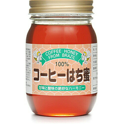 ■製品特徴 ◆希少価値の高い商品 コーヒーの花の満開時期は4-5日で、採蜜期間が短く生産量が少ないため、希少価値のある高級品です。 さわやかな口当たりで好まれております。 ◆こんな方におすすめです ●豊かな食卓を楽しみたい方 ●ご家族の健康を気づかう方 ●お料理好きの方に ■使用方法 お好みに合わせてお召し上がりください。 ・コーヒー、紅茶など、飲み物に入れて ・パン、ホットケーキなどにつけて ・お料理に ■栄養成分 ・果糖およびブドウ糖含有量（両者の合計）　　67.2g/100g ・果糖　37.5g/100g ・ブドウ糖　29.7g/100g ・ショ糖　検出せず（検出限界　1.0g/100g） ・でん粉・デキストリン　　陰性 （財）日本食品分析センター［ 第107053470-001号、002号］ ・エネルギー　　325kcal/100g ・タンパク質　　0.2g/100g ・脂質　　　　　0g/100g未満 ・炭水化物　　　80.9g/100g ・ナトリウム　　8mg/100g （財）食品環境検査協会［ DTA10883 02号］ ■原材料 ブラジル産コーヒー蜂蜜 ■使用上の注意 ・常温で保管してください。 ・気温・室温が下がると蜂蜜が結晶化することがありますが、品質には何ら問題はありません。 　 40〜50度のお湯でビンごと温めますと結晶が溶け元の状態に戻ります。 ・1歳未満の乳幼児の食用はおやめください 。 【お問い合わせ先】 こちらの商品につきましては、当店(ドラッグピュア)または下記へお願いします。 プロポリスの専門商社 株式会社サンフローラ［蜂の恵み本舗グループ］ 電話：03-5912-3880 広告文責：株式会社ドラッグピュア 作成：201907SN 神戸市北区鈴蘭台北町1丁目1-11-103 TEL:0120-093-849 製造販売：株式会社サンフローラ 区分：食品 ■ 関連商品 サンフローラ　お取扱い商品 蜂の恵み　シリーズ サンフローラのはち蜜　シリーズ 蜂蜜　関連商品