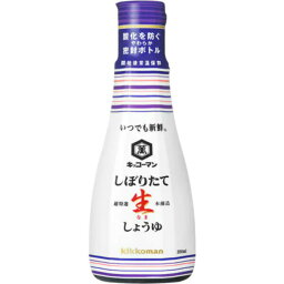 【本日楽天ポイント5倍相当】キッコーマン食品 株式会社キッコーマン　いつでも新鮮　しぼりたて生しょうゆ　卓上ボトル 200ml×6個セット【RCP】【■■】